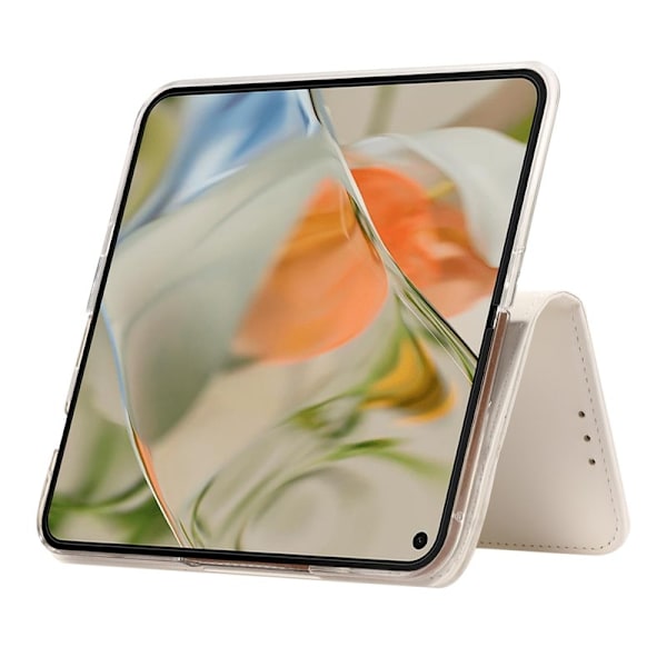 ABEEL Google Pixel 9 Pro Plånboksfodral RFID-Skydd Konstläder Vit