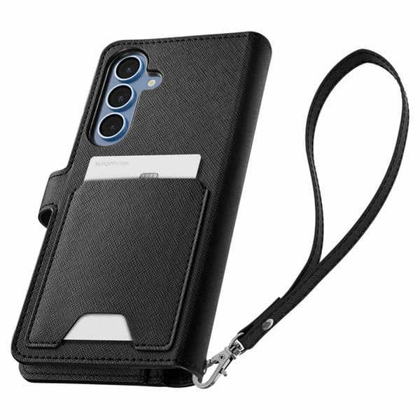 Spigen Galaxy S25 Plus Plånboksfodral S - Svart Svart