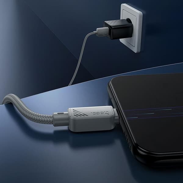 HOCO USB-A til Micro-USB Kabel 2.4A X113 1 m - Grå Grå