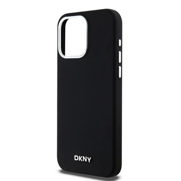 DKNY iPhone 15 Pro Mobilskal Magsafe Liquid Silikon Small Metal Logo