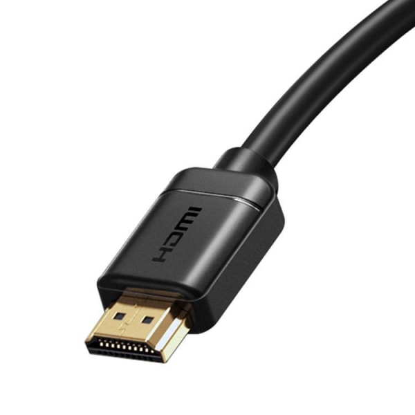 Baseus HDMI Til HDMI Adapter Kabel 0,75m - Sort