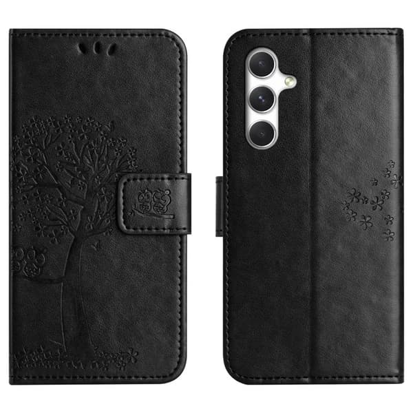 Plånboksfodral för Samsung Galaxy S26 Plus Konstläder - Svart