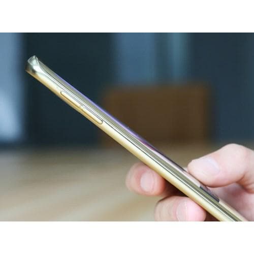 Rock Flame Series Flexi-kuori Samsung Galaxy S6 Edge Plus - Yellow