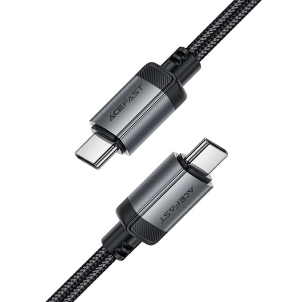 Acefast USB-C - USB-C 3A Kabel 1.2m 480Mb/s - Svart Svart