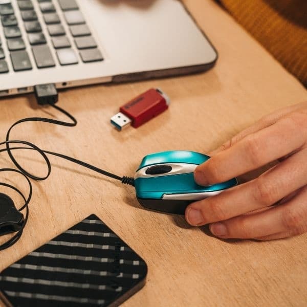 Verbatim Optisk Mus USB-A 1000 dpi Go Mini - Blå Blå