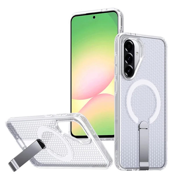 Mobilskal till Galaxy A56 5G Magsafe Grid Texture Transparent