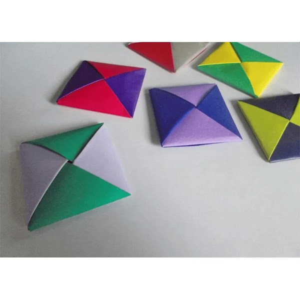 20-Pack Origami Papper - Ddakji - Squid Game - Blandade Färger