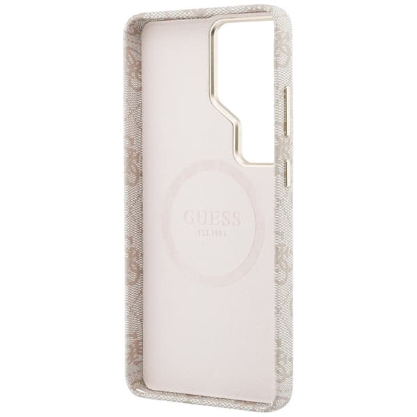 Guess Mobilskal För Galaxy S26 Ultra MagSafe 4G Script - Rosa Rosa