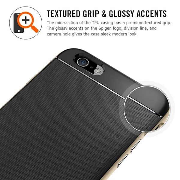 SPIGEN Neo Hybrid Skal till Apple iPhone 6(S) Plus (Vit) Vit