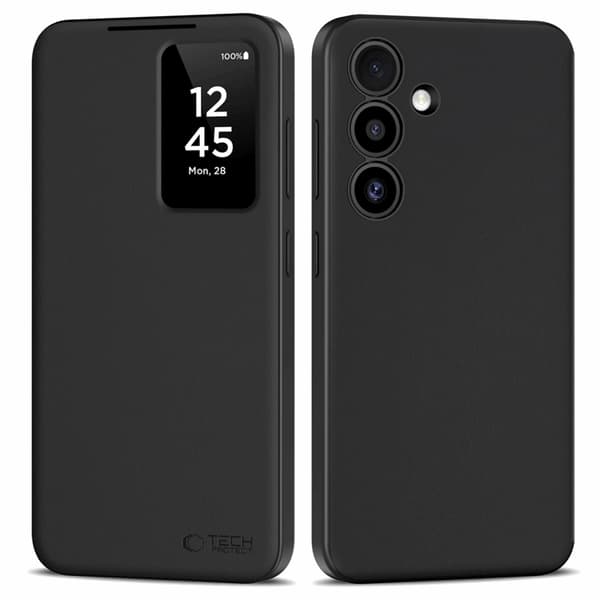 Tech-Protect Galaxy S25 Plus Pung Etui Smart - Mat Sort Svart