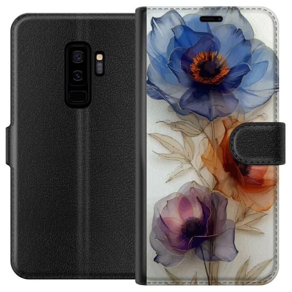 Pung Taske til Samsung Galaxy S9+ med Silke Blomster