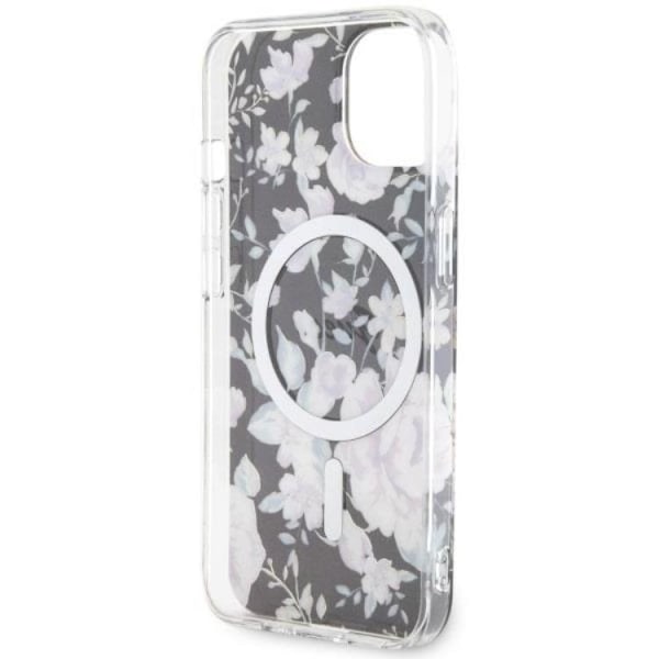 Guess iPhone 14 Plus Mobilskal MagSafe Flower - Svart Svart