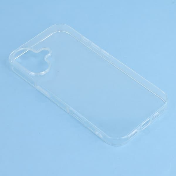 X-LEVEL Mobilskal till iPhone 17 TPU Stöttåligt Crystal Clear Transparent