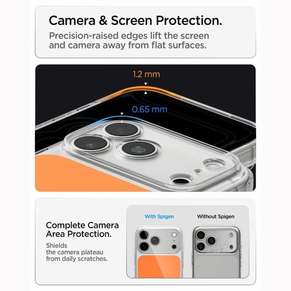 Spigen Mobilskal För iPhone 18 Pro/17 Pro Magsafe Ultra Hybrid T