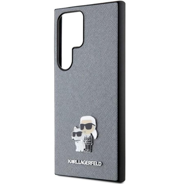 Karl Lagerfeld Galaxy S24 Ultra Mobilskal Saffiano Metal Pin