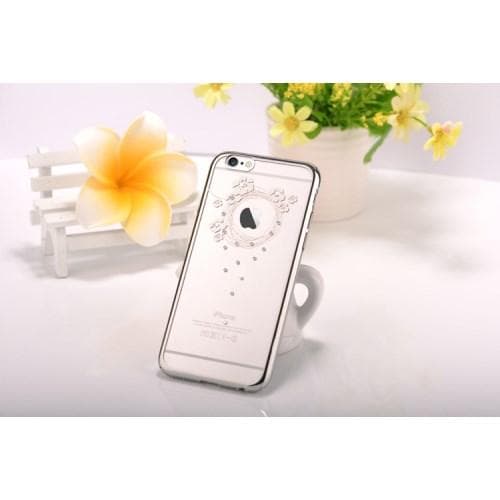 Devia Skal med Swarovski-Stenar till Apple iPhone 6(S) Plus - Garland Silver Silver