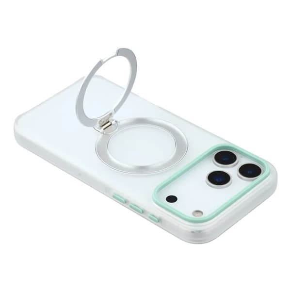 KIGC Mobilskal till iPhone 17 Pro Max Rotating Kickstand - Transparent Transparent