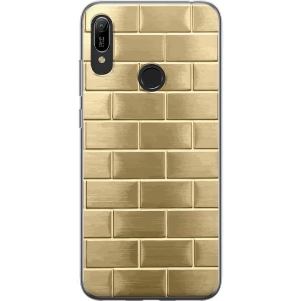 Mobilskal till Huawei Y6 (2019) med Gyllene Murstenar