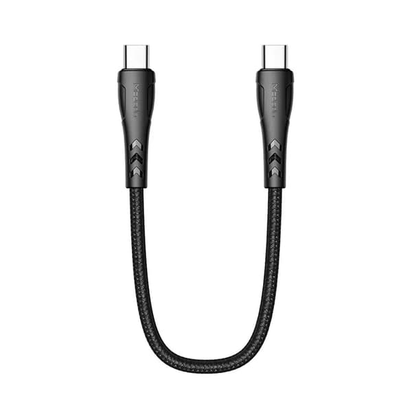 MCDODO USB-C - USB-C Kabel 1.2m Fast - Svart Svart