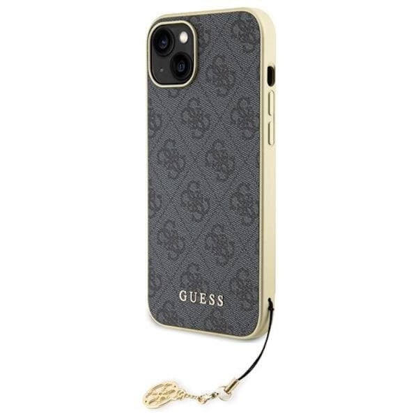 Guess iPhone 15 Mobilskal Charms Collection - Grå