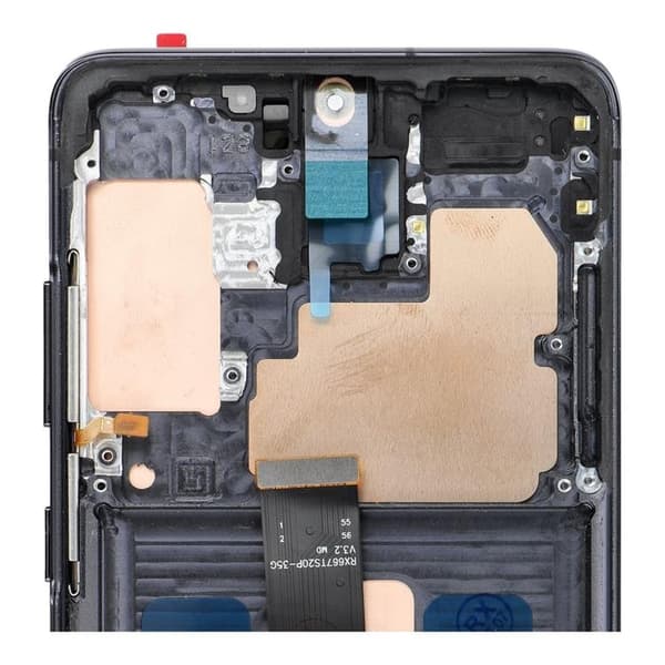 SAMSUNG S20 Plus Skärm med LCD-display SOFT OLED - Svart Svart
