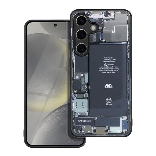 Telefonetuier til Xiaomi Redmi Note 13 Pro 5G Tech Pattern 2 Svart