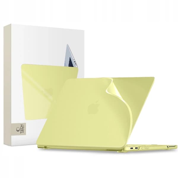 Tech-Protect Fodral För Macbook Neo 13 (2026) Soft Shell - Matte Citrus Gul