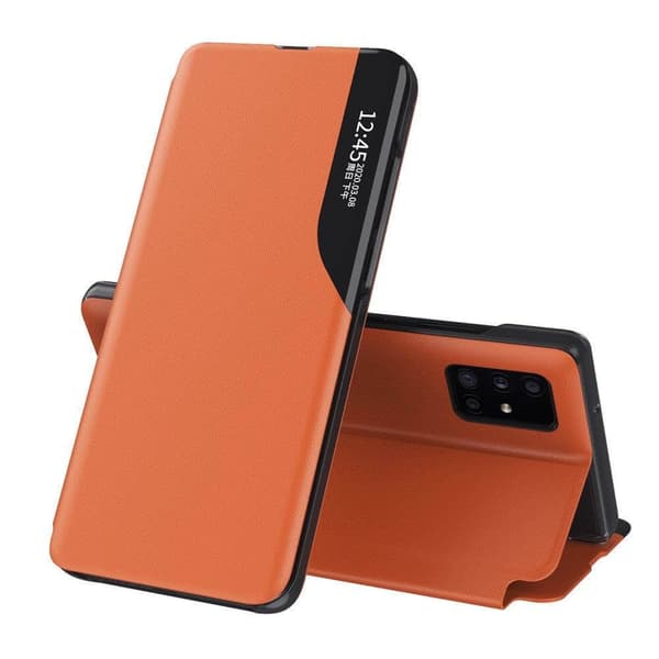 Eco Leather View Case Huawei P40 Pro Fodral orange Orange