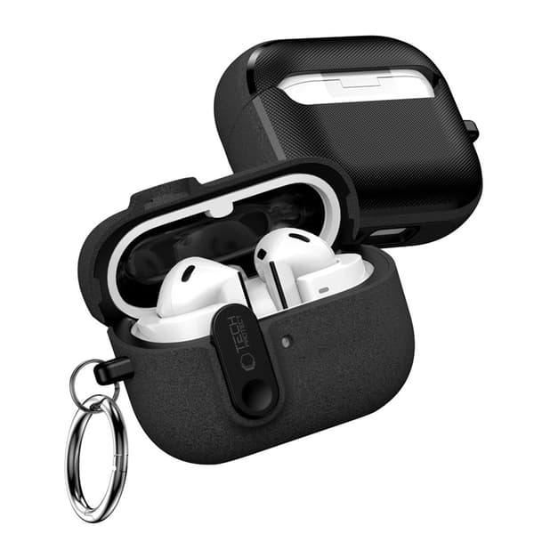 Tech-Protect Galaxy Buds 3/3 FE/3 Pro Skal Slim Hook Svart