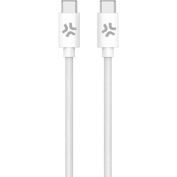 CELLY USB-C till USB-C kabel 60W 1.5m - Vit