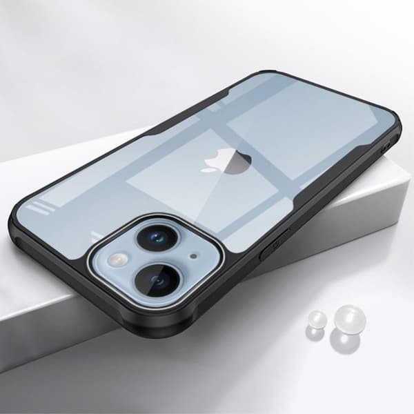 Rzants iPhone 14 Cover Acrylic Drop-proof - Sort Svart