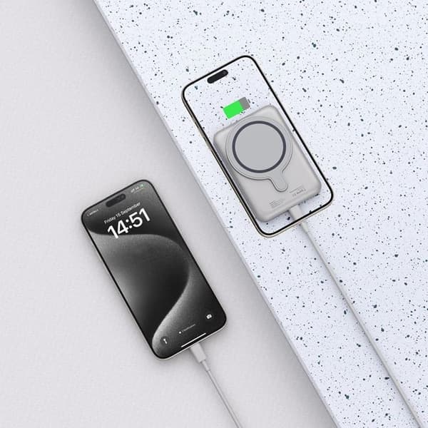 Tech-Protect Magsafe Trådløs Powerbank 10000mAh - Titanium