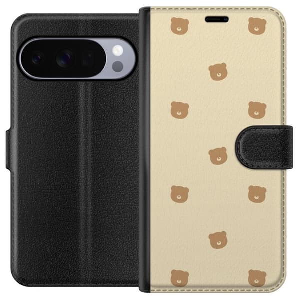 Plånboksfodral till Google Pixel 10 Pro XL med Björnmönster