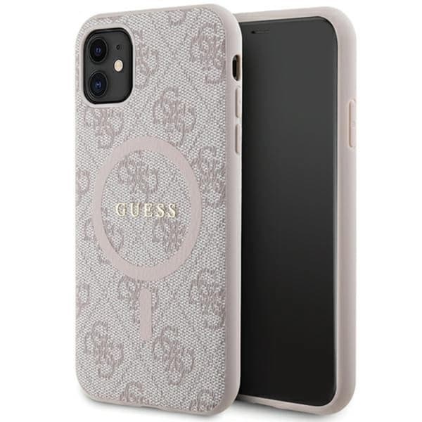 Guess iPhone 11/XR Mobilskal Magsafe 4G Collection - Rosa Rosa