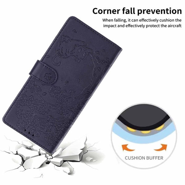 Plånboksfodral för Samsung Galaxy S26 Konstläder Ställ - Blå