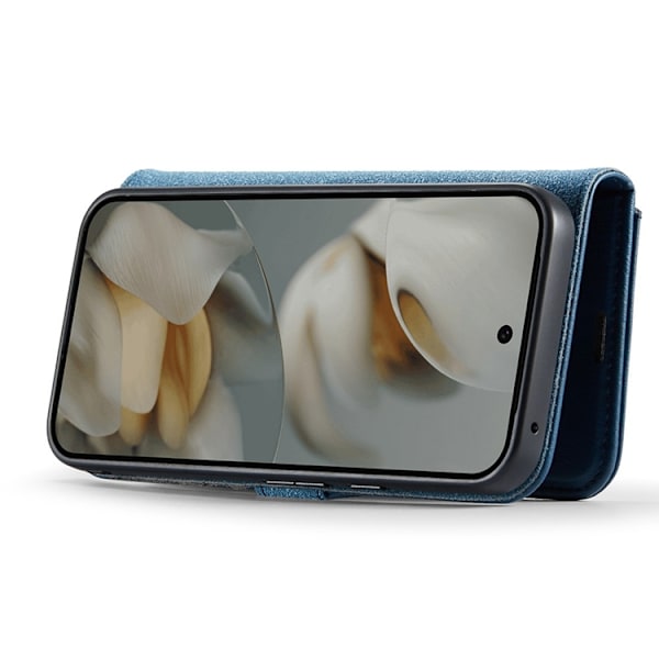 DG.MING Google Pixel 10 Pro XL Plånboksfodral Split Läder - Blå Blå