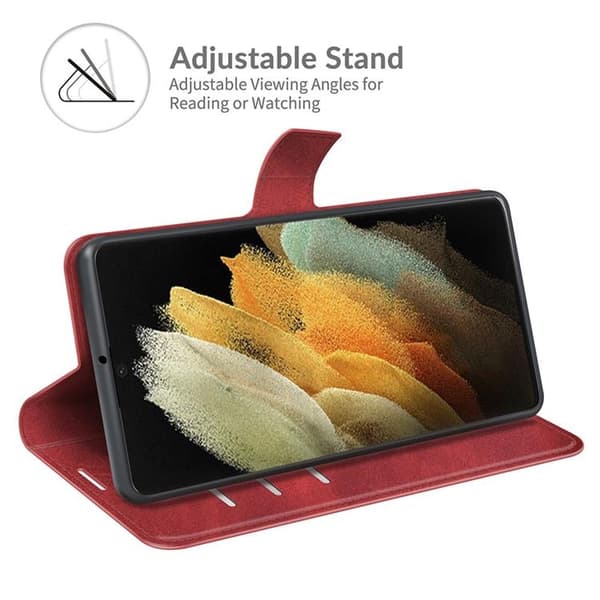 Flip Folio Fodral Galaxy S22 Plus - Röd Red