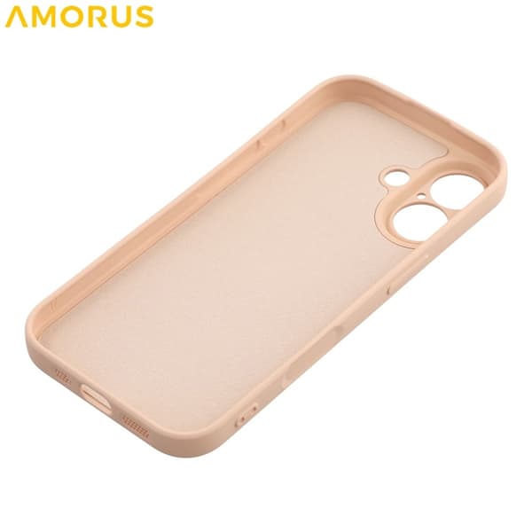 AMORUS Mobilskal till iPhone 17 Precise Cutouts TPU Fiber - Rosa Rosa