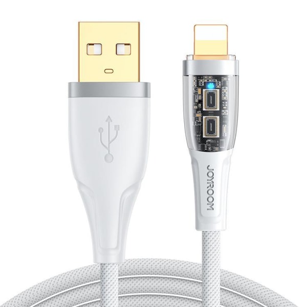 Joyroom Fast USB-C til Lightning 2,4A kabel 1,2m - Hvid