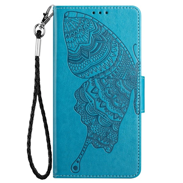 Fjärilar iPhone 12 Pro Max Plånboksfodral - Blå