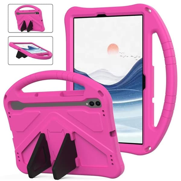Mobilskal till Galaxy Tab S10 FE Plus Kickstand Shockproof - Rosa Rosa
