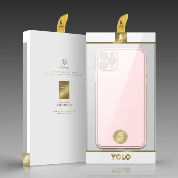 DUX DUCIS Galvanoitu iPhone 12 Pro Max -kuori - vaaleanpunainen Pink