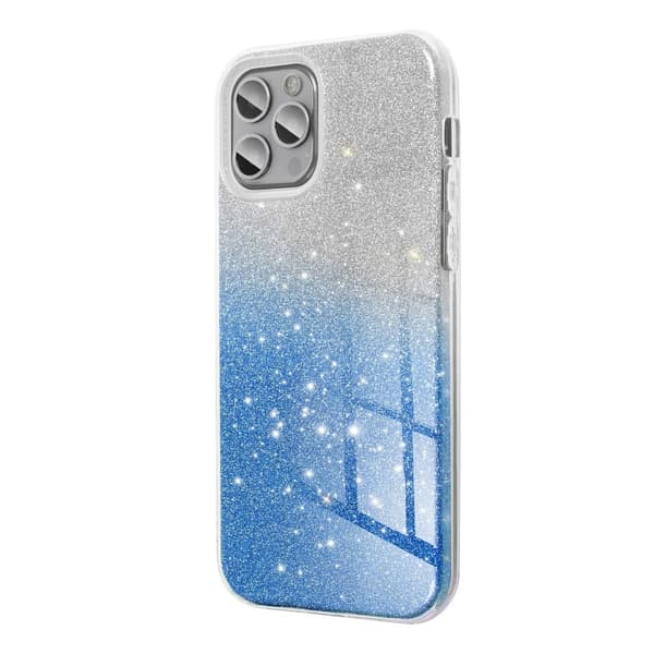 Forcell SHINING -kuori Samsung Galaxy A52 5G/4G/A52S - läpinäkyvä sininen Blå