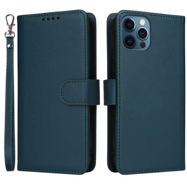 BETOPNICE iPhone 12 Pro Max Plånboksfodral - Detachable Konstläder- Blå