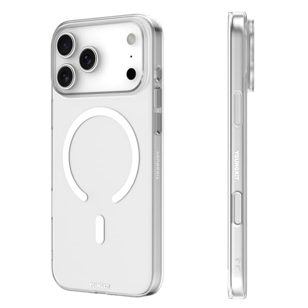 YOUNGKIT Mobilskal till iPhone 17 Pro MagSafe PC - Transparent Transparent