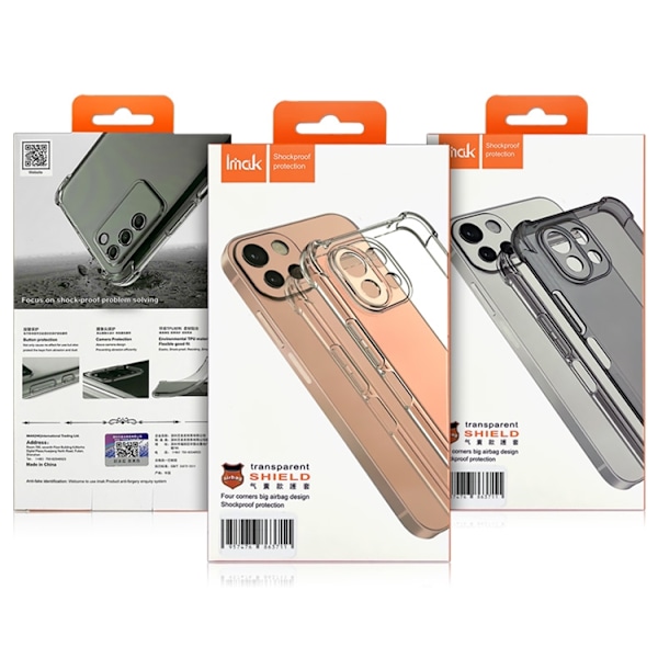 IMAK OnePlus 11 Mobilskal Soft TPU Anti-Scratch - Svart Svart