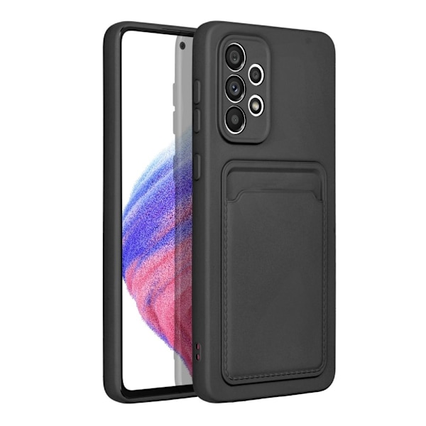 Galaxy A33 5G Skal Forcell Korthållare Mjukplast - Svart Svart