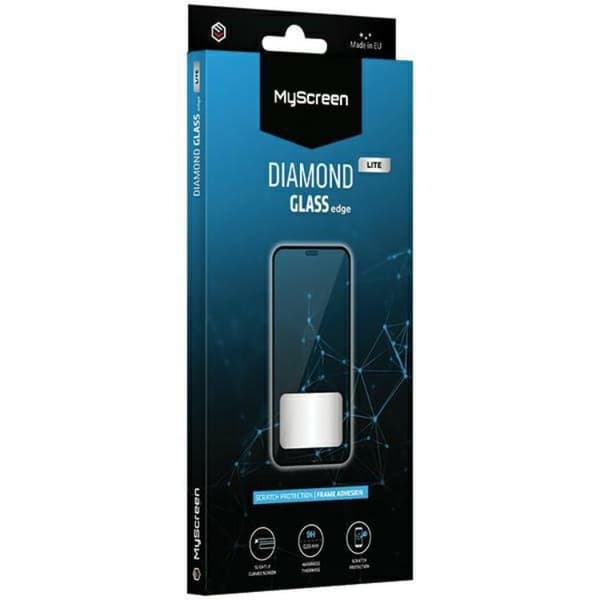 MyScreen Galaxy S25 Plus/S24 Plus Härdat Glas Skärmskydd Diamond Edge Lite Svart