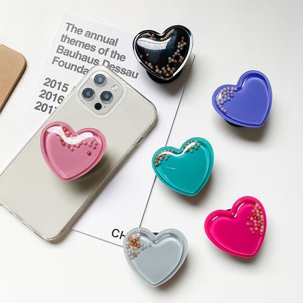 Heart Beads Popup Holder - Grøn Grön