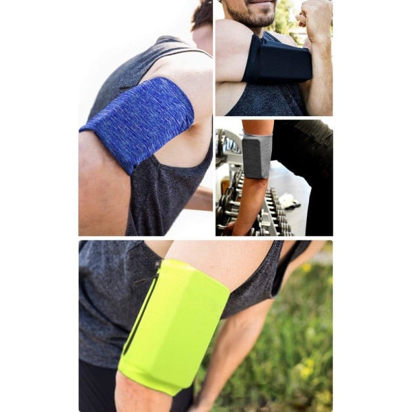 Elastic Fabric Armband L Running Fitness - Marinblå